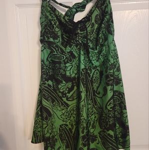 Green and Black tankini XL